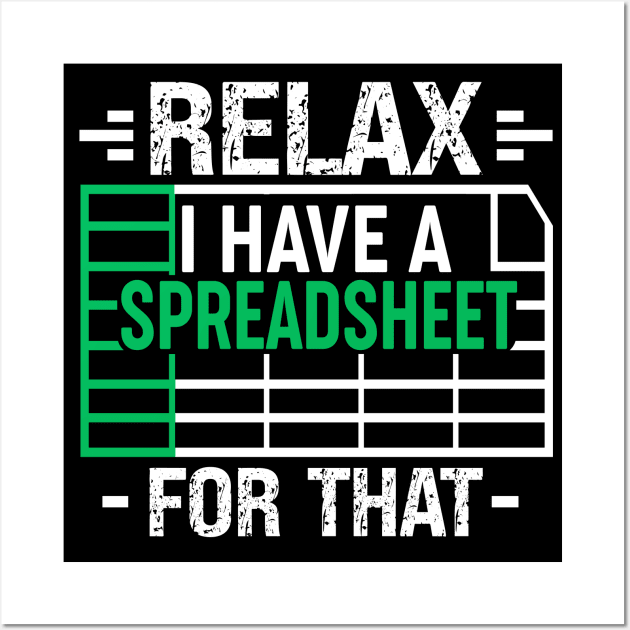 Spreadsheet Wall Art by frankjoe